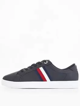 Tommy Hilfiger Essential Stripes Sneaker -black, Blue, Size 36, Women