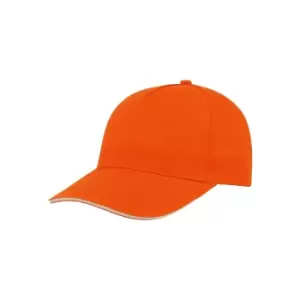 Atlantis Start 5 Sandwich 5 Panel Cap (Pack of 2) (One Size) (Orange)