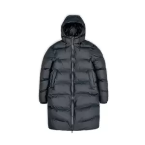 Rains Rains Long Puffer Jacket Mens - Grey