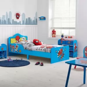 Spiderman Single Bed Blue