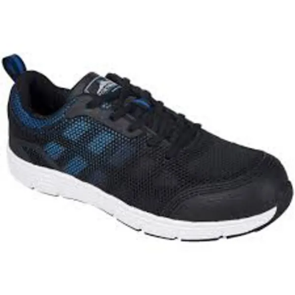 Portwest Steelite Tove Safety Trainers FT15BKB39 Colour: Black / Blue