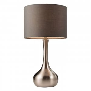 Table Touch Lamp Satin Nickel, E14
