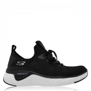 Skechers Solar Fuse Trainers Ladies - Black/White