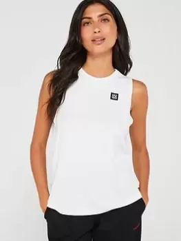 Hugo Jersey Lounge Tank Top- White