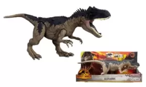 Jurassic World Extreme Damage Roaring Allosaurus, Mattel