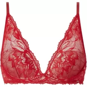 Calvin Klein Plunge Bra - Red