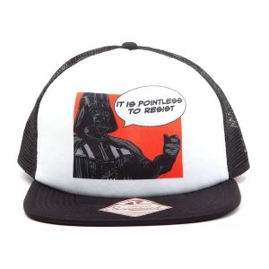 Star Wars - It Is Pointless to Resist Darth Vader Trucker Snapback Baseball Cap (Multi-Colour)