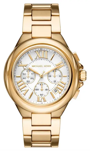 Michael Kors MK7270 Camille Gold-Toned White Dial Womens Watch