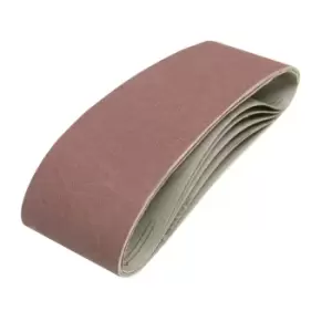 Silverline Sanding Belts 75 x 533mm 5pk 120 Grit 625574