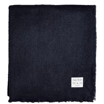 Jack Wills Eversden Boucle Scarf - Navy