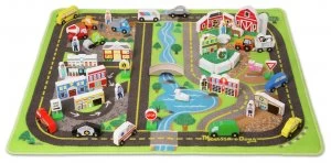 Melissa and Doug Deluxe Road Rug Play Set