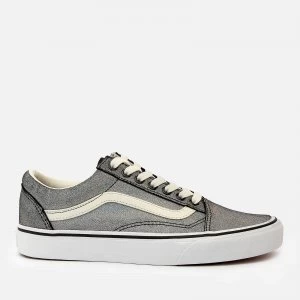 Vans Womens Prism Suede Old Skool Trainers - Black/White - UK 4