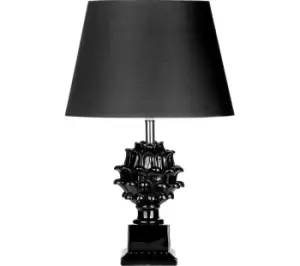 INTERIORS by Premier Melano Table Lamp - Black