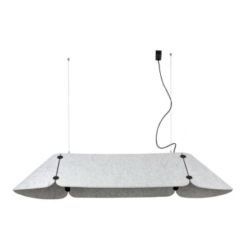 Faro FONOVIA - Integrated LED Straight Bar Pendants Grey, 3000K