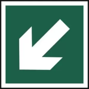 Diagonal arrow - Sign - PVC (200 x 200mm)