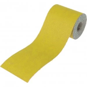 Faithfull Yellow Aluminium Oxide Sanding Roll 115mm 50m 80g