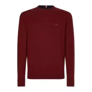 Tommy Hilfiger Pima Org Ctn Cashmere Crew Neck - Red