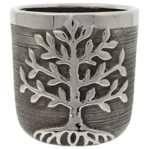 Tree of Life Planter Gunmetal Large