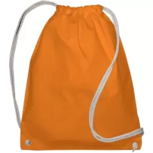 Jassz Bags Drawstring Backpack (Pack Of 2) (One Size) (Tangerine) - Tangerine