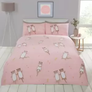 Otterly Amazing Coral Duvet Set - King