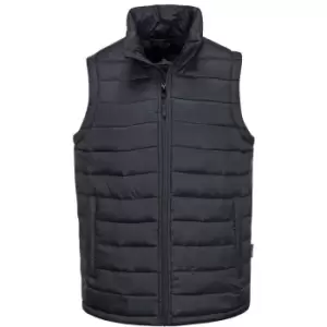 S544BKRXXXL - sz 3XL Aspen Baffle Gilet - Black - Black - Portwest