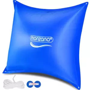 Monzana pool cushion up to -20°C XL air cushion XXL incl. rope PVC double seam safety valve eyelets cover winter storage 120x120cm Poolkissen (de)