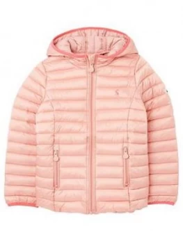 Joules Girls Kinnaird Packaway Padded Jacket - Pink