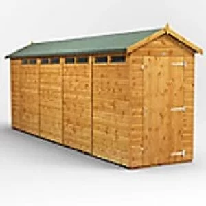 Power Garden Shed 184PASSDD Golden Brown 18x4