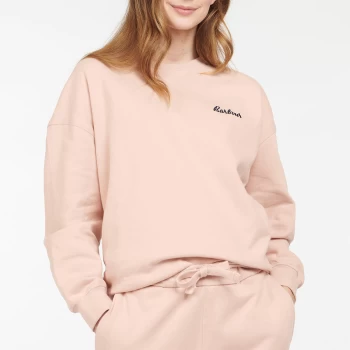 Barbour Womens Rosie Relaxed Lounge Crew - Rose Tan - L