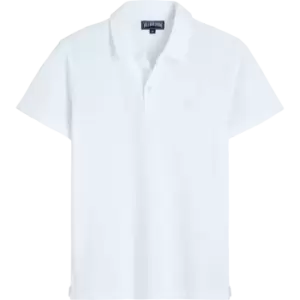 Men Terry Polo Solid - Phoenix - White - Size L - Vilebrequin