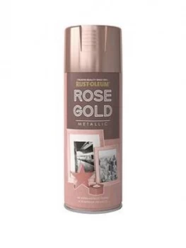 Rust-Oleum Elegant Metallic Rose Gold 400Ml