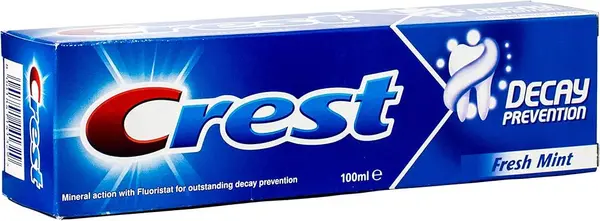 Crest Decay Prevention Fresh Mint Toothpaste 100ml