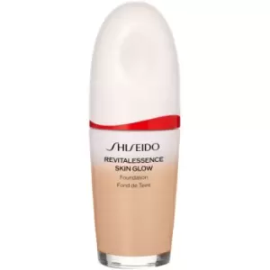 Shiseido Revitalessence Skin Glow Foundation light illuminating foundation SPF 30 shade Quartz 30ml