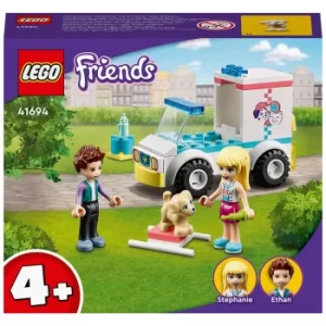 LEGO Friends: Pet Clinic Ambulance Animal Rescue Toy (41694)