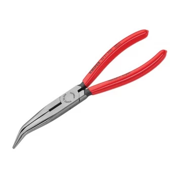 Knipex Bent Snipe Nose Side Cutting Pliers PVC Grip 200mm (8in)