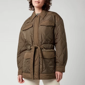 Ted Baker Womens Leeonie Lightweight Padded Jacket - Olive - UK 10