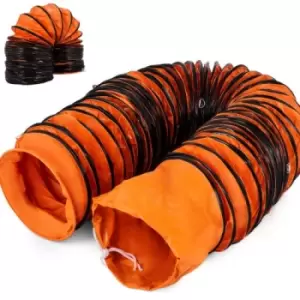 VEVOR 25FT(7.6m) PVC Flexible Duct Hosing 10" Diameter extraction flexible ducting flexible duct 25 10" flexible duct