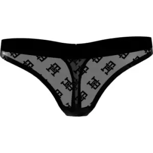 Tommy Hilfiger Mesh Thong - Black