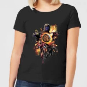 Avengers: Endgame Explosion Team Womens T-Shirt - Black - XXL