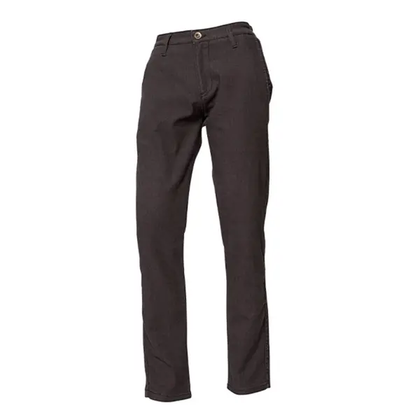 ROKKER Tweed Chino Tapered Slim Dark Grey L36/W36