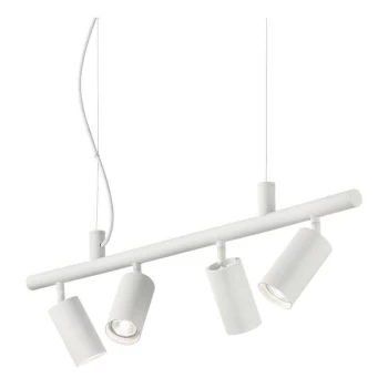 Ideal Lux Lighting - Ideal Lux DYNAMITE - Indoor 4 Lights Spotlight Ceiling Pendant Lamp White, GU10