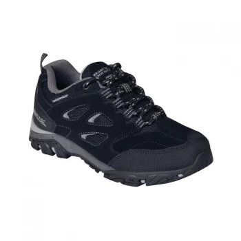 Regatta Holcombe Low Junior Waterproof & Breathable Walkin - Black/Granit