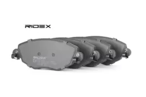 RIDEX Brake pad set FORD,JAGUAR 402B0018 1121894,1126718,1204843 1250688,1521531,1522062,1783849,1S712K021AA,1S712K021AB,1S712K021AC,1S7J2K021AA