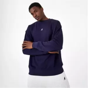 Kangol Logo Crew Neck Sweatshirt - Purple