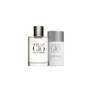 Giorgio Armani Acqua Di Gio Eau de Toilette For Him 100ml + Deostick 75ml Gift Set