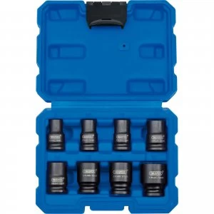 Draper 8 Piece 3/8" Drive Impact Socket Set Metric 3/8"