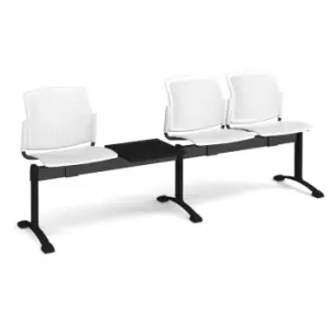 Dams MTO Santana Perforated Back Plastic Seating - Bench 4 Wide with 3 Seats and