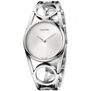 Calvin Klein Ladies Round Stainless Steel Watch - K5U2M146