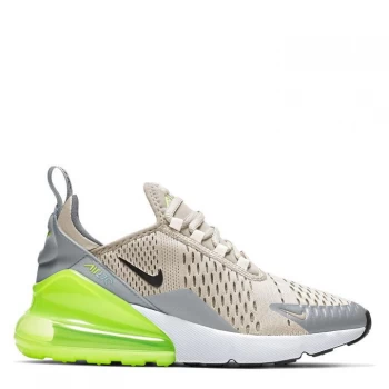 Nike Air Max 270 React Junior Trainers - Bone/Black Grey