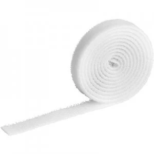 Durable Hook-and-loop cable tie CAVOLINE GRIP 10 503102 White 10 mm